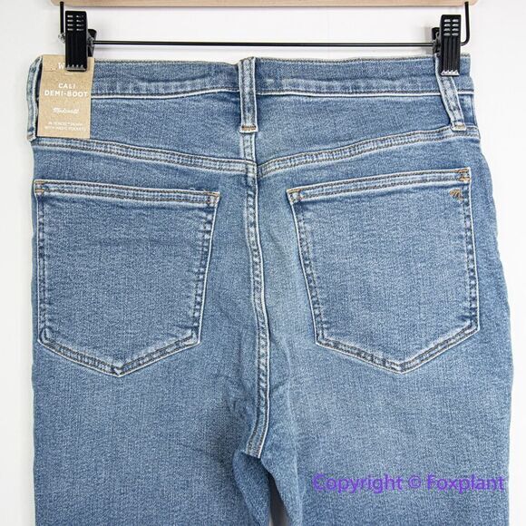 NEW Madewell Cali Demi-Boot Jeans in Dorrance Wash, 27 - Picture 9 of 14